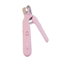 2 In 1 Pet Nail Clippers With Led Light