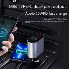 Metal C-type Car Charger 100W