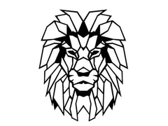 HelloYoung Lion Head Metal Wall Art, Metal Lion Wall Decoration, Lion Metal Wall Sculpture, Animal Metal Artwork Wall Sticker