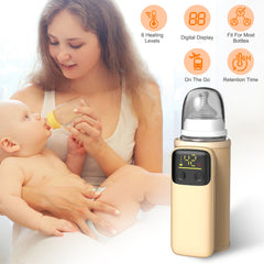 1Pc Portable Bottle Warmer With Night Light