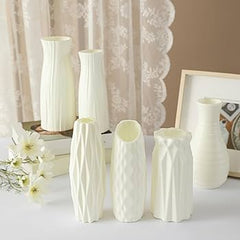 1pc Nordic Plastic Vase Simple Small Fresh Flower Pot Storage Bottle for Flowers Living Room Modern Home Decorations Ornaments