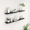 Black, White Simple No-Punch Wall Shelf For Books, Decorations, Dolls, Wall Display For Study, Living Room, Hanging Organizers