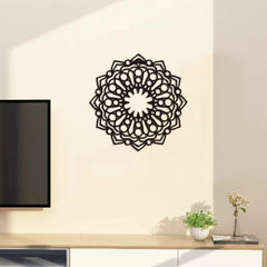 Metal Mandala Wall Art - Mandala Design - Wall Silhouette Metal Wall Decor, Office Decoration, Bohemian Art, Interior Decor
