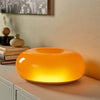 Bauhaus donut table lamp USB plug bedroom bedside decorative light living room dining room ambient light（Not glass）